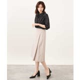 [セットアップ対応]タックディティールスカート/洗える | OFUON | 詳細画像4 