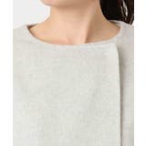 スムースリバー ノーカラーミドル丈コート | OFUON | 詳細画像21 