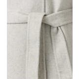 スムースリバー ノーカラーミドル丈コート | OFUON | 詳細画像25 