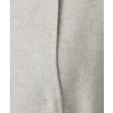 スムースリバー ノーカラーミドル丈コート | OFUON | 詳細画像28 