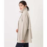 ミドル丈スタンドコート/洗える/WEB限定サイズあり | OFUON | 詳細画像16 