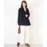 ミドル丈スタンドコート/洗える/WEB限定サイズあり | OFUON | 詳細画像3 