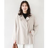 ベージュ | ミドル丈スタンドコート/洗える/WEB限定サイズあり | OFUON