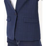 [セットアップ対応]チェック柄カラーレスジャケット/洗える | OFUON | 詳細画像11 