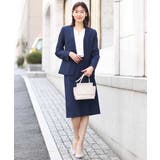 [セットアップ対応]チェック柄カラーレスジャケット/洗える | OFUON | 詳細画像2 