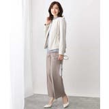 ナイロンストレッチノーカラーブルゾン/洗える/WEB限定サイズあり | OFUON | 詳細画像11 