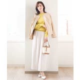 ナイロンストレッチノーカラーブルゾン/洗える/WEB限定サイズあり | OFUON | 詳細画像15 