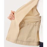 ナイロンストレッチノーカラーブルゾン/洗える/WEB限定サイズあり | OFUON | 詳細画像30 