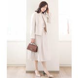 ナイロンストレッチノーカラーブルゾン/洗える/WEB限定サイズあり | OFUON | 詳細画像4 