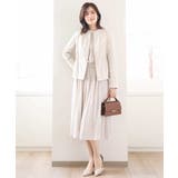 ナイロンストレッチノーカラーブルゾン/洗える/WEB限定サイズあり | OFUON | 詳細画像6 