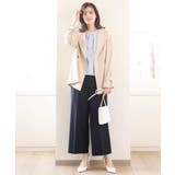 ショート丈ツイルトレンチコート/洗える/WEB限定サイズあり | OFUON | 詳細画像19 