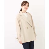 ショート丈ツイルトレンチコート/洗える/WEB限定サイズあり | OFUON | 詳細画像21 