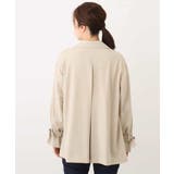 ショート丈ツイルトレンチコート/洗える/WEB限定サイズあり | OFUON | 詳細画像23 