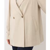 ショート丈ツイルトレンチコート/洗える/WEB限定サイズあり | OFUON | 詳細画像27 