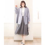 ショート丈ツイルトレンチコート/洗える/WEB限定サイズあり | OFUON | 詳細画像7 