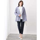 ショート丈ツイルトレンチコート/洗える/WEB限定サイズあり | OFUON | 詳細画像8 