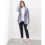 ショート丈ツイルトレンチコート/洗える/WEB限定サイズあり | OFUON | 詳細画像9 