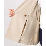 ショート丈ツイルトレンチコート/洗える/WEB限定サイズあり | OFUON | 詳細画像27 