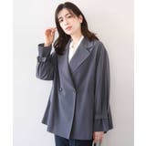 ショート丈ツイルトレンチコート/洗える/WEB限定サイズあり | OFUON | 詳細画像9 