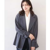 ダークグレー | ショート丈ツイルトレンチコート/洗える/WEB限定サイズあり | OFUON