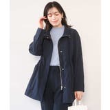 ネイビー | スタンドカラーライトブルゾン/洗える/WEB限定サイズあり | OFUON