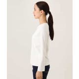 ハートネックコットンカットソー/洗える/WEB限定サイズあり | OFUON | 詳細画像24 