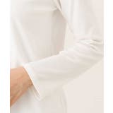 ハートネックコットンカットソー/洗える/WEB限定サイズあり | OFUON | 詳細画像27 