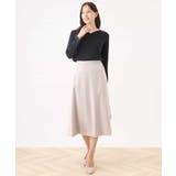 ハートネックコットンカットソー/洗える/WEB限定サイズあり | OFUON | 詳細画像4 