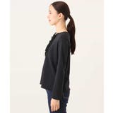 ミニフリルディティールコットンカットソー/洗える/WEB限定サイズあり | OFUON | 詳細画像16 