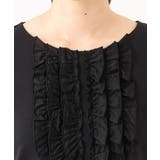 ミニフリルディティールコットンカットソー/洗える/WEB限定サイズあり | OFUON | 詳細画像18 