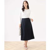 ミニフリルディティールコットンカットソー/洗える/WEB限定サイズあり | OFUON | 詳細画像4 