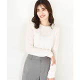 シャーリングデザインレースカットソー/洗える/WEB限定サイズあり | OFUON | 詳細画像10 