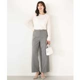 シャーリングデザインレースカットソー/洗える/WEB限定サイズあり | OFUON | 詳細画像12 