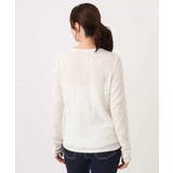 シャーリングデザインレースカットソー/洗える/WEB限定サイズあり | OFUON | 詳細画像19 