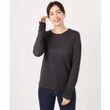 シャーリングデザインレースカットソー/洗える/WEB限定サイズあり | OFUON | 詳細画像3 