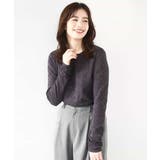 シャーリングデザインレースカットソー/洗える/WEB限定サイズあり | OFUON | 詳細画像5 