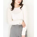 アイボリー | シャーリングデザインレースカットソー/洗える/WEB限定サイズあり | OFUON