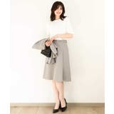 ギャザーデザインカットソー/接触冷感・UVカット/洗える/WEB限定サイズあり | OFUON | 詳細画像12 