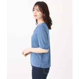 ギャザーデザインカットソー/接触冷感・UVカット/洗える/WEB限定サイズあり | OFUON | 詳細画像24 