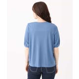 ギャザーデザインカットソー/接触冷感・UVカット/洗える/WEB限定サイズあり | OFUON | 詳細画像25 