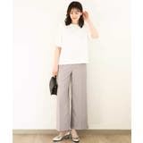 ギャザーデザインカットソー/接触冷感・UVカット/洗える/WEB限定サイズあり | OFUON | 詳細画像5 