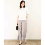 ギャザーデザインカットソー/接触冷感・UVカット/洗える/WEB限定サイズあり | OFUON | 詳細画像6 