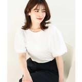 ボリュームスリーブカットソー/接触冷感/洗える/WEB限定サイズあり | OFUON | 詳細画像2 