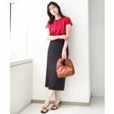 コットン天竺カットソー/洗える/WEB限定サイズあり | OFUON | 詳細画像4 