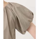 バルーンスリーブカットソー/接触冷感/洗える | OFUON | 詳細画像16 