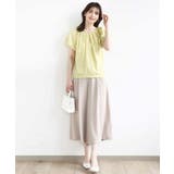 バルーンスリーブカットソー/接触冷感/洗える | OFUON | 詳細画像3 