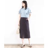 ティアードフリルスリーブカットソー UVカット 接触冷感 | OFUON | 詳細画像12 