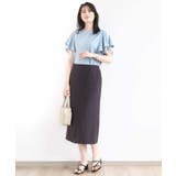 ティアードフリルスリーブカットソー UVカット 接触冷感 | OFUON | 詳細画像13 