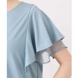 ティアードフリルスリーブカットソー UVカット 接触冷感 | OFUON | 詳細画像18 