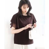 ティアードフリルスリーブカットソー UVカット 接触冷感 | OFUON | 詳細画像2 